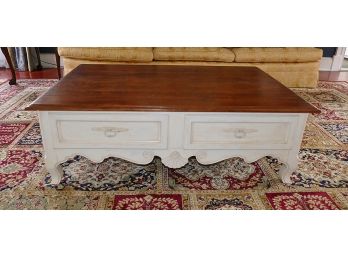 Ethan Allen French Provincial Style Coffee Table