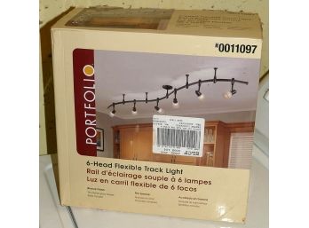 Portfolio 96' -Light Standard Bronze Decorative Flexible Track Light - New In Box