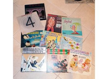 9 LP Lot - Rock, Urban/Disco, Christmas, Childrens