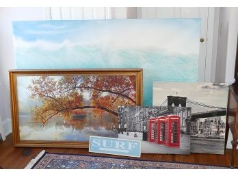 5 Different Pieces Of Wall Decor/Art