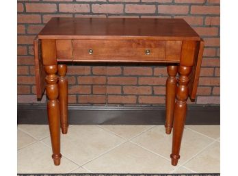 Wooden Drop Leaf Side/Occasional Table