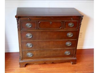 Vintage Mahogany Georgian Bachelor's Chest Of Drawers