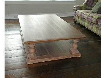 Restoration Hardware 17th C. Monastery Coffee Table In Grey Acacia - $2350 Original Cost