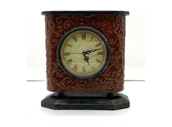 Pier One Metal Storage Clock