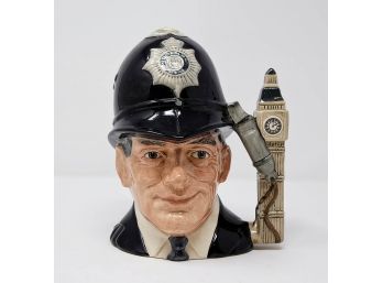 Royal Doulton Toby Character Jug - The London 'Bobby' - 7.5' Tall