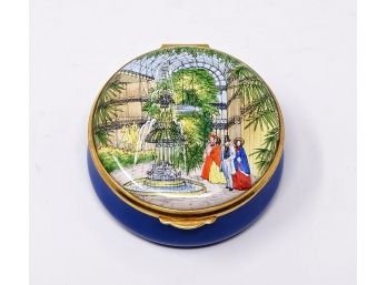 Staffordshire Enamels Trinket Box - Schweppes Conference Desert Springs 1989