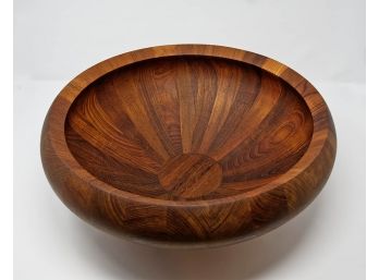 Large Mid Century Modern Dansk Teak Bowl - Designed By Jens Quistgaard