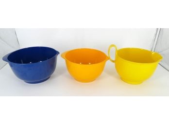 3 Vintage MCM Denmark Melamine Mixing Bowls - Rosti / Dansk