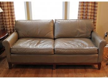 Leathercraft Leather Brennan Two Seat Sofa (Original Cost $4000)