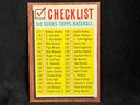 1962 TOPPS WHITE SOX & ANGELS TEAM CARDS WITH 3RD SERIES CHECKLIST