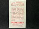 1934 Gallaher Ltd. Champions Card # 5 FJ PERRY