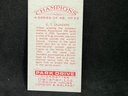 1934 Gallaher Ltd. Champions Card # 33 GT SAUNDERS