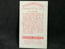 1934 Gallaher Ltd. Champions Card # 21 JACK PETERSON