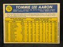 (2) 1970 TOPPS BRAVES TOMMIE AARON & BOD DIDIER ROOKIE CUP