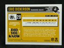2018 PANINI CLASSICS ERIC DICKERSON SSP ONLY 25 MADE