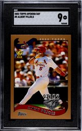 2002 TOPPS ALBERT PUJOLS GOLD ROOKIE CUP - MINT!