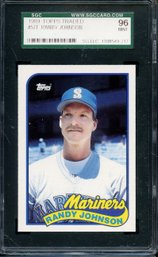 1989 TOPPS TRADED RANDY JOHNSON SGC 96MINT!   SPORTS CARDS