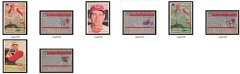 4-CARD 1957 TOPPS CINCINNATI REDLEGS LOT ART FOWLER - ALEX GRAMMAS - PETE WHISENANT - ALEX GRAMMAS (2)