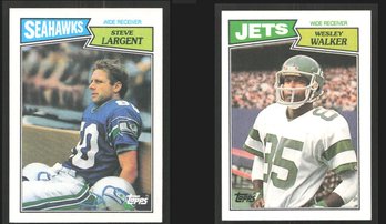 1987 TOPPS STEVE LARGENT AND WES WILLAMS