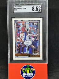 1992-93 TOPPS GOLD SHAQUILLE O'NEAL RC