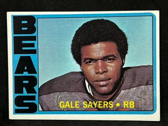 1972 TOPPS GALE SAYERS  - HALL OF FAMER