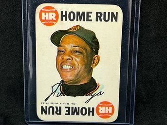 1968 TOPPS GAME WILLIE MAYS