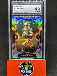 2020 SELECT AARON RODGERS SILVER PRIZM