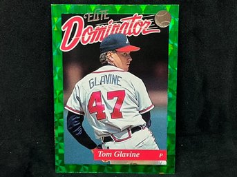 1993 DONRUSS ELITE DOMINATOR TOM GLAVINE SHORT PRINT