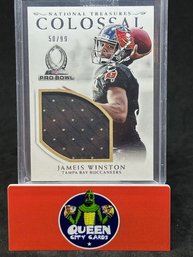 2016 NATIONAL TREASURES COLOSSAL JAMEIS WINSTON RELIC SP /99