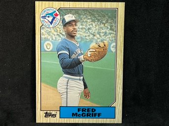 1987 TOPPS TRADED FRED MCGRIFF RC