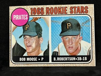 1968 TOPPS ROOKIE STARS BOB MOOSE & B ROBERTSON