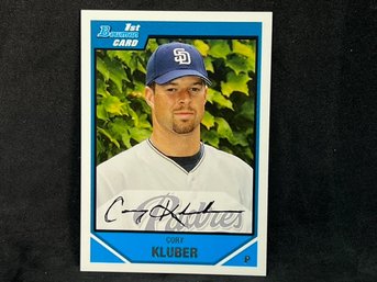 2007 BOWMAN DP & PROSPECTS CORY KLUBER 1ST CARD