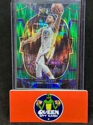 2022-23 SELECT STEPHEN CURRY GREEN SHOCK PRIZM