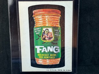 1975 TOPPS WACKY PACKAGES FANG