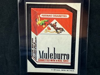 1975 TOPPS WACKY PACKAGES MULEBURRO