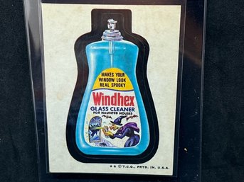 1975 TOPPS WACKY PACKAGES WINDHEX