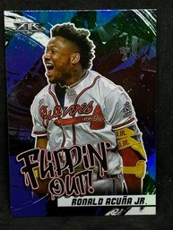 2022 TOPPS FIRE RONALD ACUNA JR. FLIPPIN' OUT!