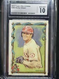 2023 TOPPS ALLEN & GINTER SHOHEI OHTANI GEM MINT