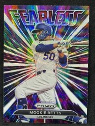 2022 PRIZM FEARLESS MOOKIE BETTS LAZER PRIZM