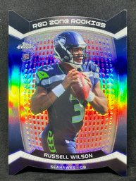 2012 TOPPS CHROME RUSSELL WILSON ROOKIE DIE CUT REFRACTOR