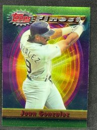 1994 TOPPS FINEST JUAN GONZALEZ