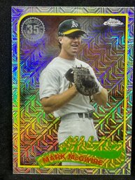 2024 TOPPS CHROME MARK MCGWIRE THROWBACK REFRACTOR