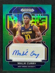 2022 PRIZM DP MALIK CURRY GREEN PRIZM