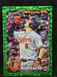 2024 TOPPS RYAN MOUNTCASTLE GREEN FOIL SHORT PRINT /499