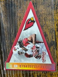 2015 CONTENDERS LARRY FITZGERALD DIE CUT SHORT PRINT /99