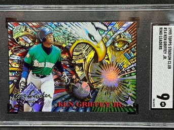 1995 TOPPS STADIUM CLUB KEN GRIFFEY JR - RINGLEADERS SGC 9