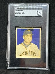 1949 BOWMAN JOHNNY BIG CAT MIZE - HALL OF FAMER