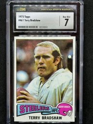 1975 TOPPS TERRY BRADSHAW NEAR MINT HIGH GRADE HALL OF FAMER