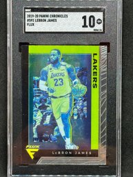 2019-20 PANINI CHRONICLES LEBRON JAMES FLUX SGC 10 GEM MINT