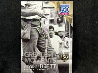 2019 TOPPS GEORGE BRETT GREATEST MOMENTS SHORT PRINT TO 150